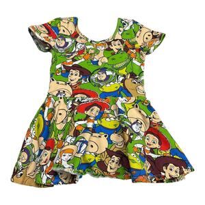 Girls Wild Rich Kids HTF Toy Story Skirted Leotard size 9-10 years